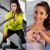Aly Alexandra Raisman Feat Socks Heart Full Hands Jewelry Discount Leotards