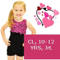 BIKETARDS/2 PIECES - CL, 10-12 YRS, JrL