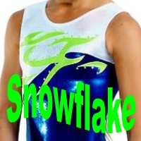 Snowflake Gymnastics Leotards at www.DiscountLeotards.com Alpha Factor GK