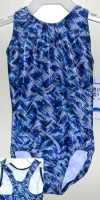 1444-271-LA     JIGAWATTS FOIL RACER BACK TANK LEOTARD! 