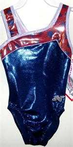 925-SSR-AM WOW! BLUE STAR RED AND NAVY LIQUID METALLICS, ASYMMETRICAL TANK!