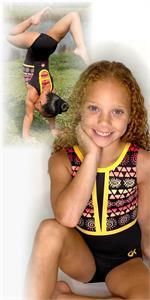 NEW  Katelyn Ohashi GK ELITE Gymnastics UCLA Leotard CENTERED CONFIDENCE Size CL 