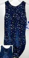 RED-SILVER FOIL STAR NAVY SILKSKYN RACER BACK TANK LEOTARD-MW1444335-LA