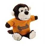 TOO CUTE! 8 INCH CUDDLYMONKEY WEARING GYMNASTICS TSHIRT !