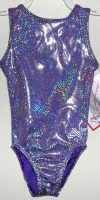 PURPLE SPARKLE PRISM, U BACK, TANK LEOTARD! - AI-50W4SD-CXS