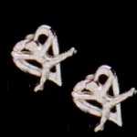 HEART OF GYMNASTICS EARRINGS (1775)!!!