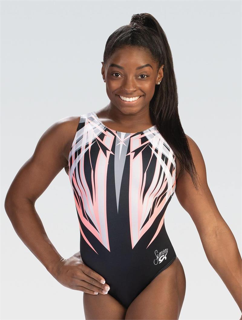 E4164 Fierce Simone Biles Gymnastics Leotard GK